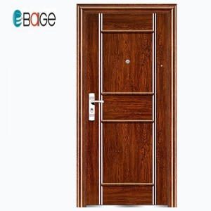 BAIGEの家の正面玄関の設計の卸売の安い外部の保証鋼鉄ドア