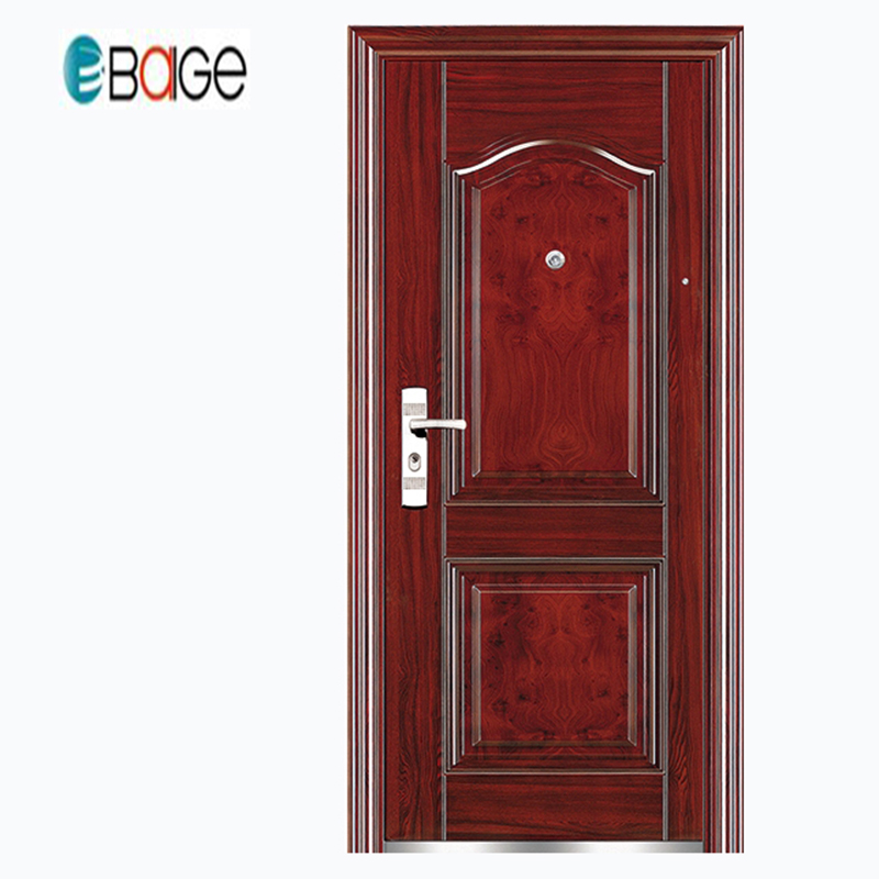 BAIGEの家の正面玄関の設計の卸売の安い外部の保証鋼鉄ドア